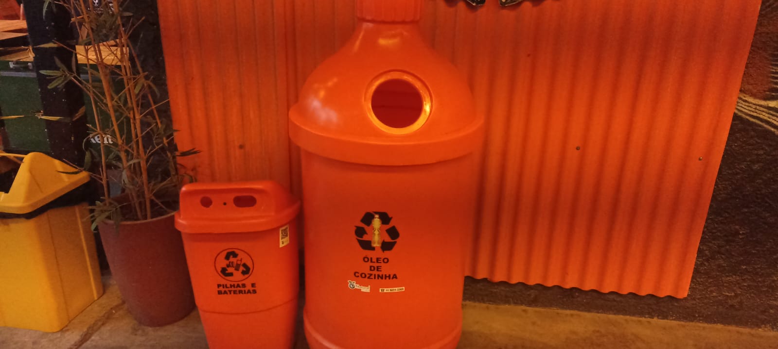 Reciclagem de pilhas, baterias e óleo